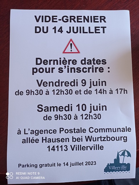 Actualit s Vide grenier du 14 07 23 DERNIERES DATES